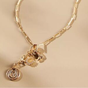 Anthropologie Cowboy Charm Necklace